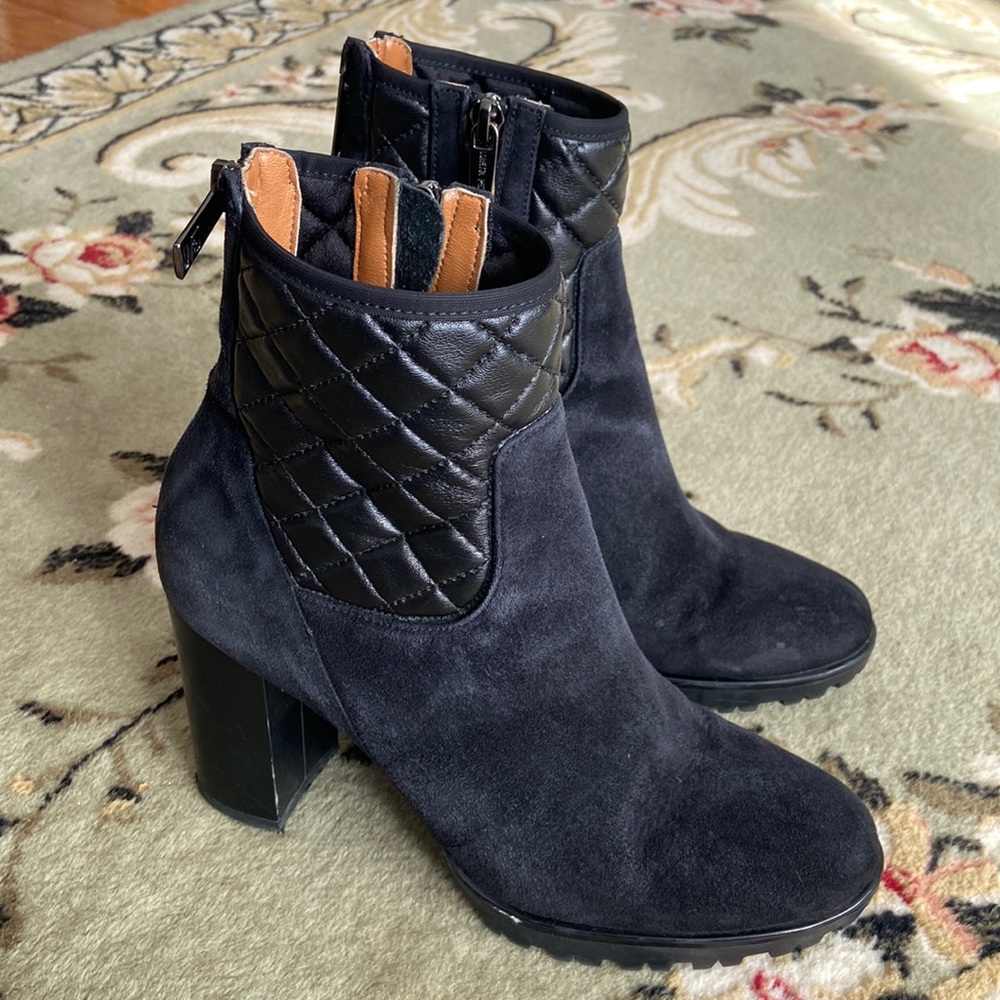 Suede ankle boots
